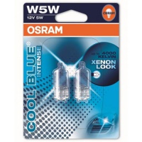 Автолампа галогенная OSRAM T10 W5W COOL BLUE INTENSE 12V 5W (2шт.)