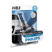 Автолампа галогенная PHILIPS HB3 WHITEVISION 12V 60W (2шт.)