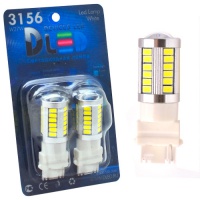 Светодиодная автолампа P27W - 33 SMD 5630 3156  (2шт.)