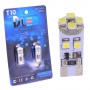 Светодиодная автолампа T10 W5W - стабилизатор 8 SMD 3528   (2шт.)